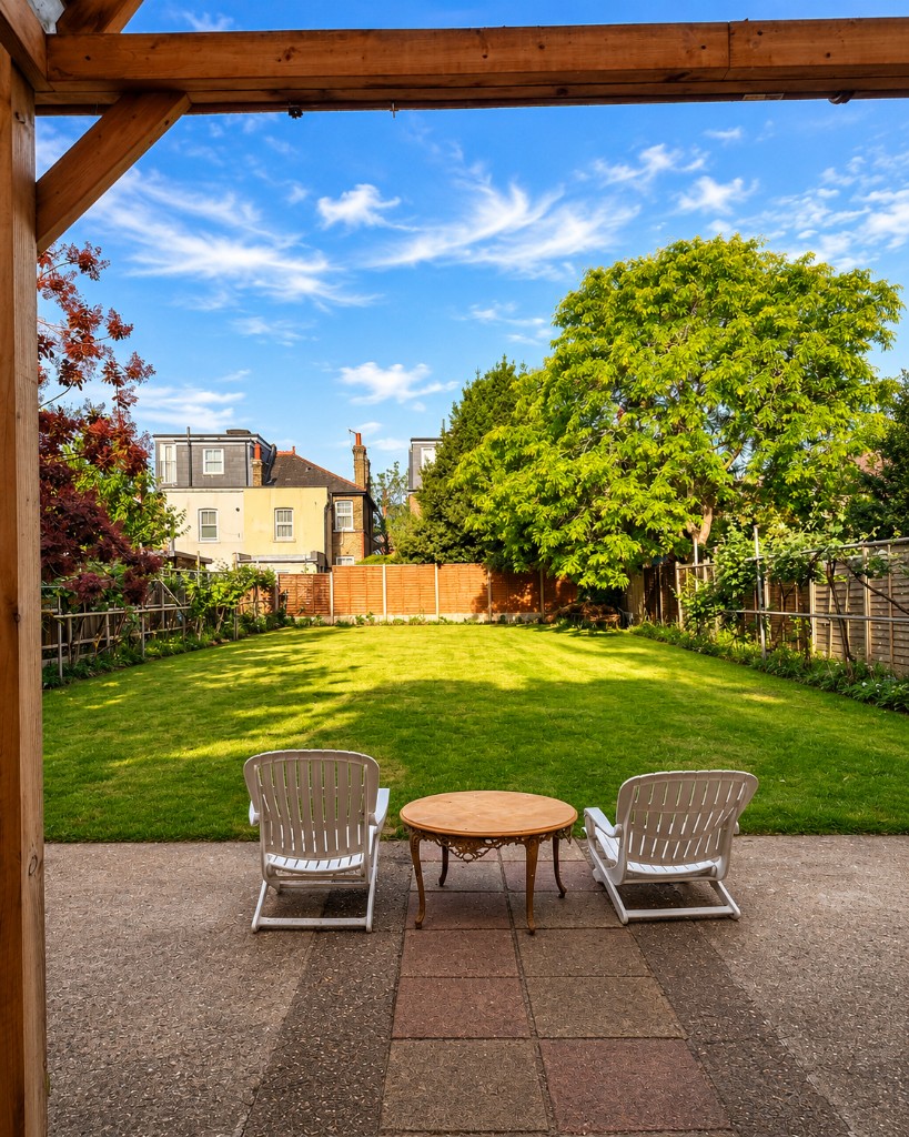 Garden patio at Ealing Guest House
